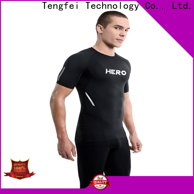 Tengfei compression sports bra button design for outwear sport
