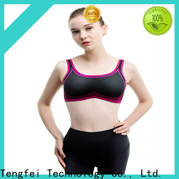 Tengfei good-package compression leggings button design for gym