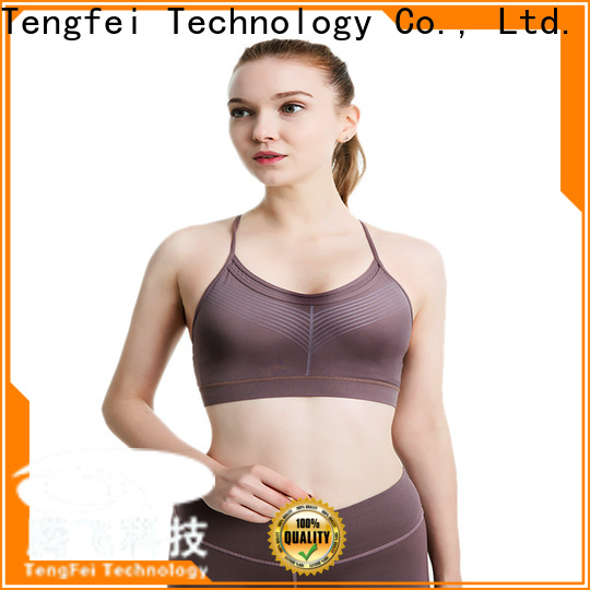 Tengfei high support sports bra with many colors for camping