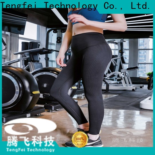 Tengfei seamless sportswear manufacturer High Class Fabric for yoga room