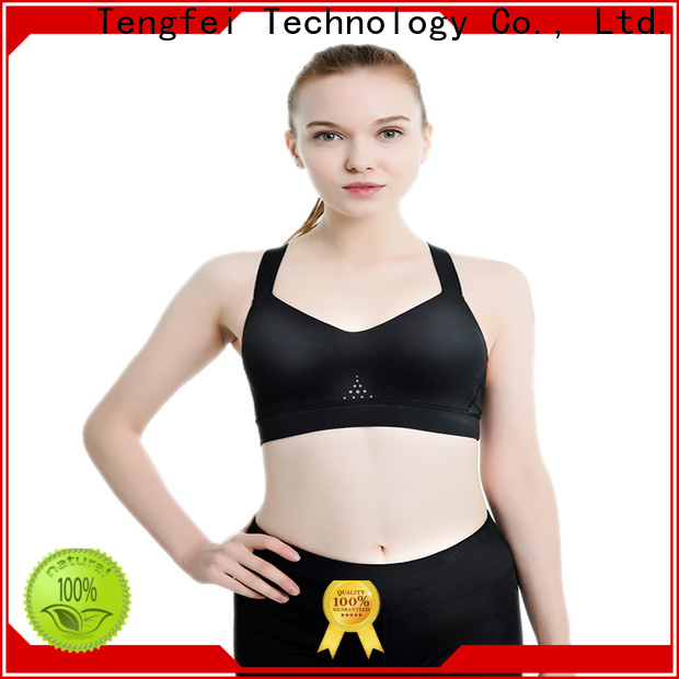 Tengfei compression leggings button design for yoga room