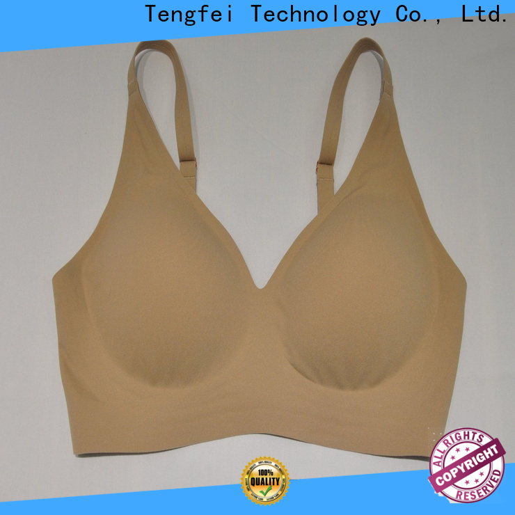 Tengfei bra manufacturing cost High Class Fabric for sporting