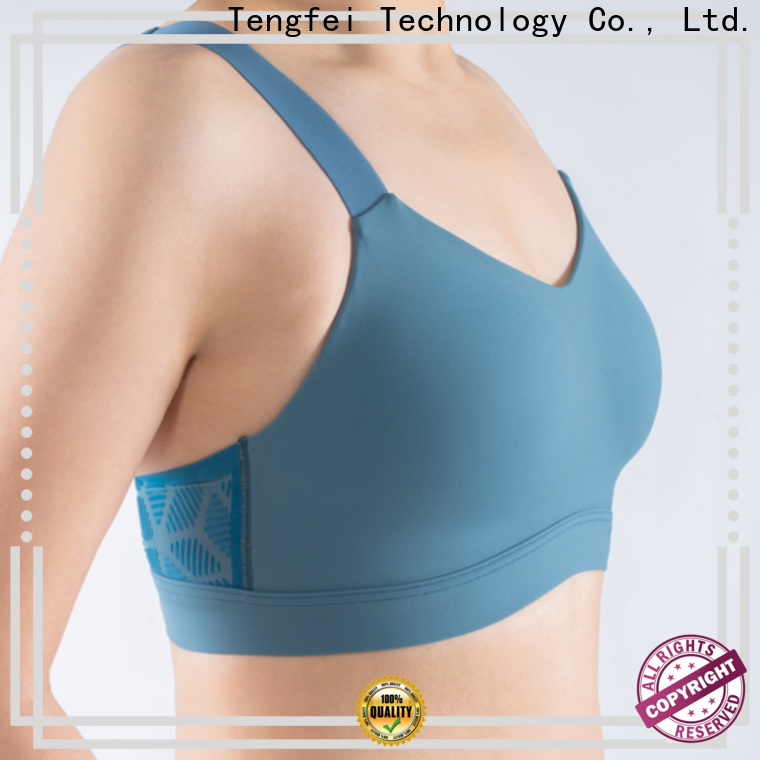 Tengfei best sports bra for running with many colors for exercise room