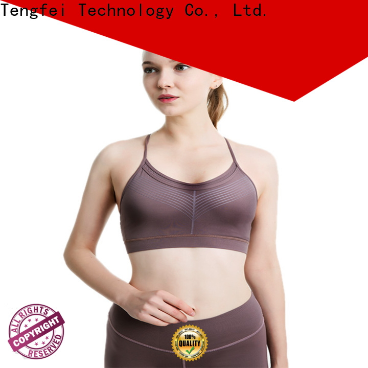 Tengfei gradely best sports bra for running factory price for yoga room