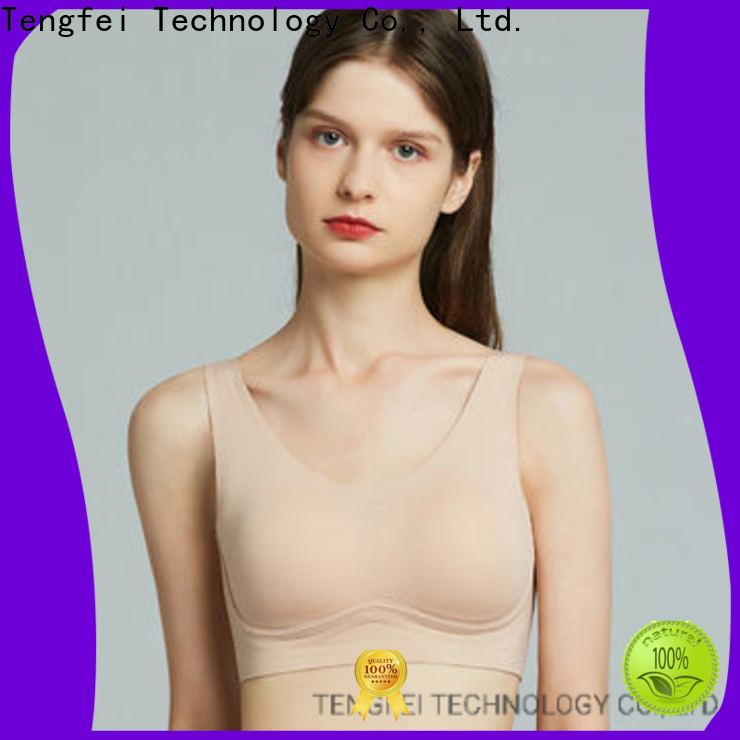 Tengfei useful bra manufacturing cost High Class Fabric for exercise room