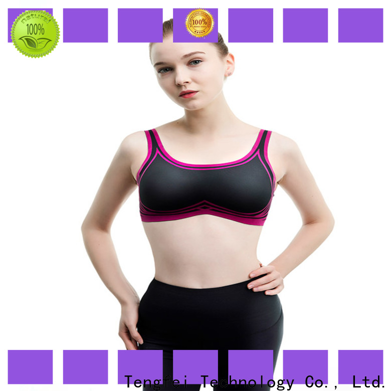 Tengfei compression leggings button design for gymnasium