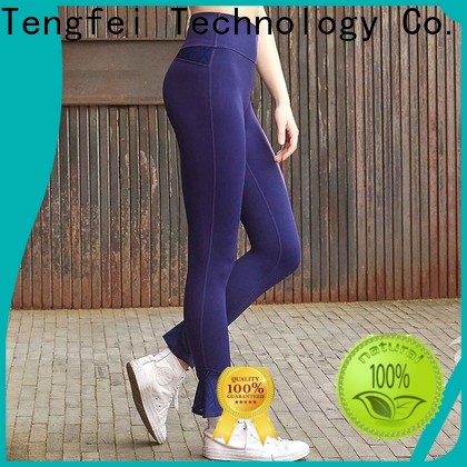 Tengfei largest sportswear manufacturer High Class Fabric for yoga room