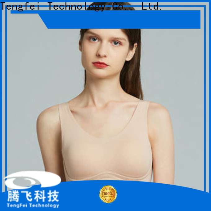 Tengfei floret bra manufacturers High Class Fabric for outwear sport